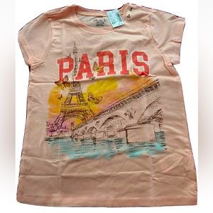 NWT The Children’s Place Paris Girls T-Shirt Size M (7/8)